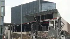 Sebuah mal di kota Meksiko ambruk karena masalah struktural.