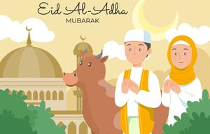 Ilustrasi Iduladha, Idul Adha. (Image by freepik)