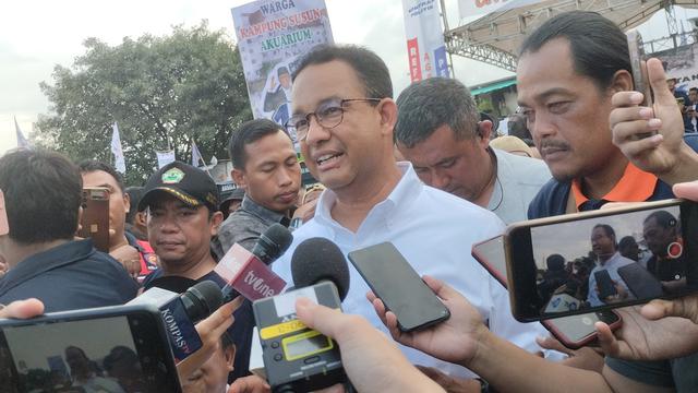 Capres nomor urut satu Anies Baswedan, menerima dukungan dari Jejaring Rakyat Miskin Indonesia (JERAMI) bersama Urban Poor Consortium (UPC).