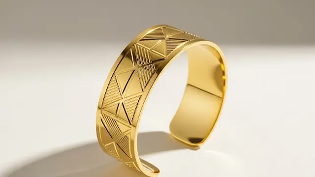 Cuff Motif Geometris