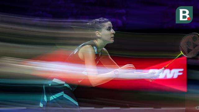 Foto: Gagal Comeback, Langkah Carolina Marin Dijegal Chen Yu Fei di Semifinal Indonesia Open 2024