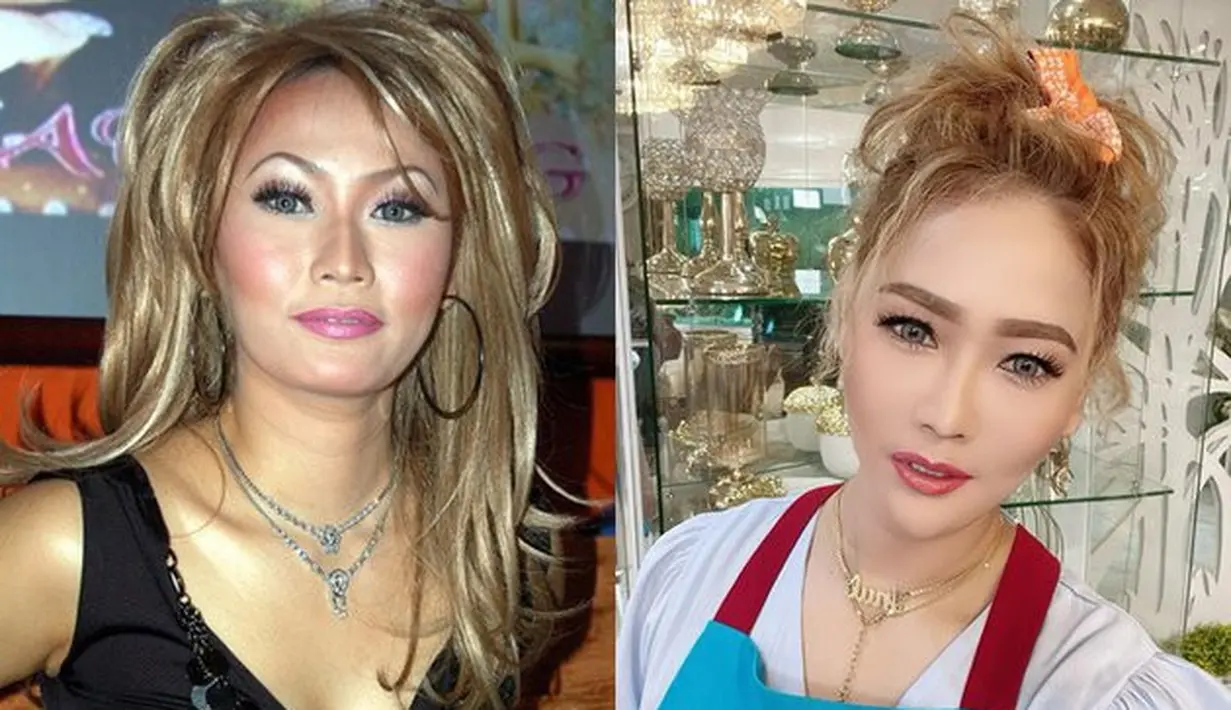Inul Daratista, pedangdung yang beberapa kali disebut netizen sudah operasi plastik gara-gara wajahnya jadi makin mirip dengan boneka Barbie. Tapi dugaan netizen tidak terbukti dengan Inul membantahnya. Inul menyebut perubahan wajahnya karena treatment. (Liputan6.com/IG/inul.d)