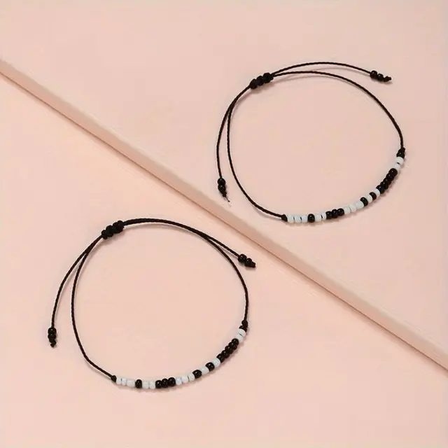 Couple Bracelet dengan Kode Morse