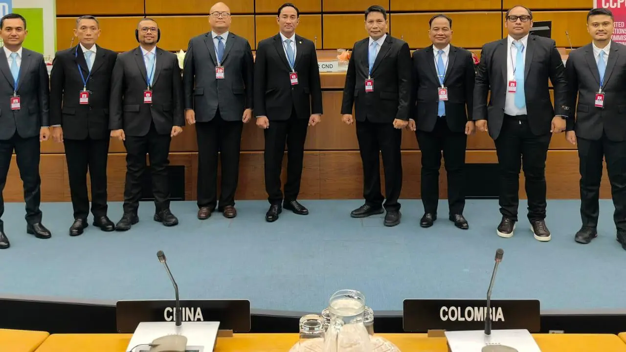 Badan Narkotika Nasional Republik Indonesia (BNN RI) dalam persidangan ke-68 The Commission on Narcotic Drugs (CND) yang berlangsung pada 4-5 Desember 2025 di United Nations Headquarters (PBB), Wina.