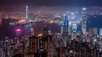 Hongkong di malam hari. (Sumber foto: Pexels.com)