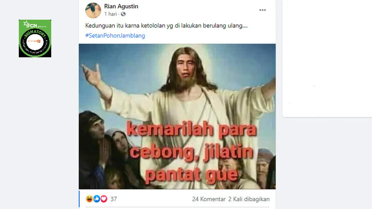 Penelusuran lukisan Jokowi berambut panjang