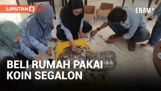 VIDEO: Tukang Martabak Beli Rumah Pakai Uang Koin Seribuan