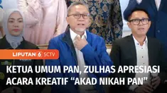 Ketua Umum PAN Zulkifli Hasan mengapresiasi acara kreatif  'Akad Nikah PAN' yang diinisiasi oleh Blue Squad.