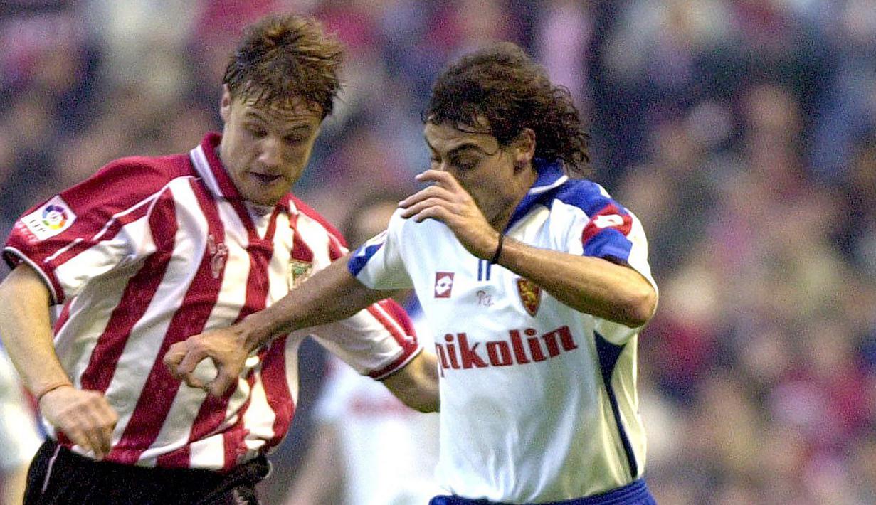 6. Dani Garcia Lara ((Real Zaragoza) - Pemain Spanyol ini bergabung dengan Real Madrid B pada 1992, namun dilepas ke Real Zaragoza. Mampu tampil impresif membuat Los Blancos menginginkanya lagi, namun sayang sang pemain menolak. (EPA/Luis Tejido)