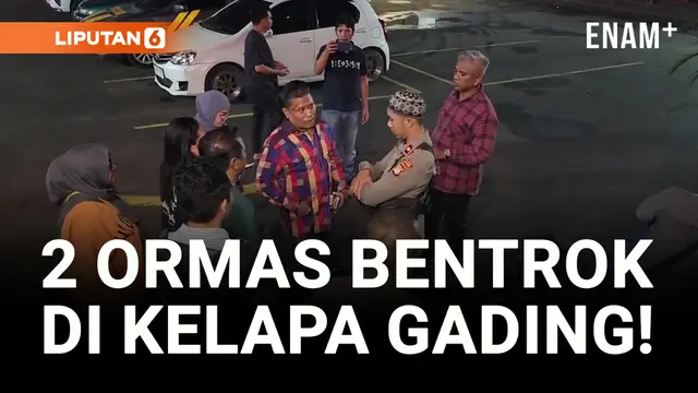 VIDEO: Dipicu Sengketa Tanah, 2 Ormas Bentrok di Kelapa Gading