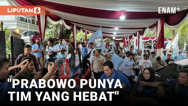 Erick Thohir Turut Kawal Prabowo Subiantor Jelang Debat Capres 2024