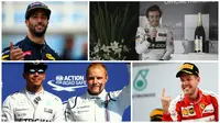 Inilah sembilan pebalap bergaji tertinggi pada F1 2017. (Sky Sport/Telegrah/F1)