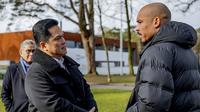 Ketua umum PSSI Erick Thohir bertemu dengan Director of Top-level Football KNVB, Nigel De Jong di Belanda belum lama ini. (Instagram/nigeldejong)