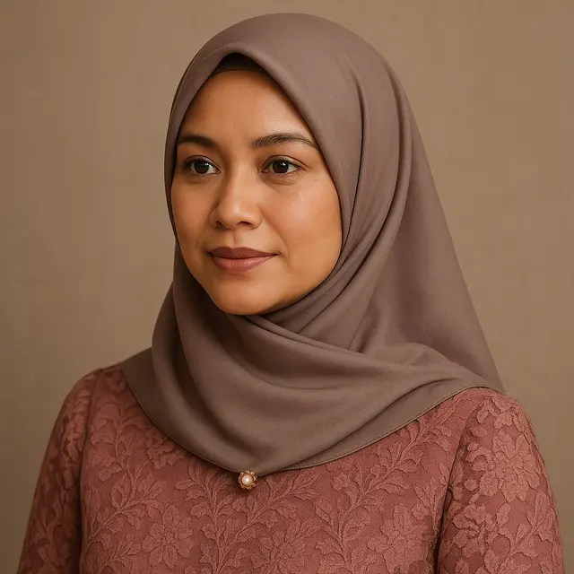 Model Hijab Segi Empat untuk Kondangan (Foto: ChatGPT)