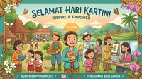 10 Desain Poster Hari Kartini Kartun: Inspirasi Kreatif, Modern, dan Penuh Makna