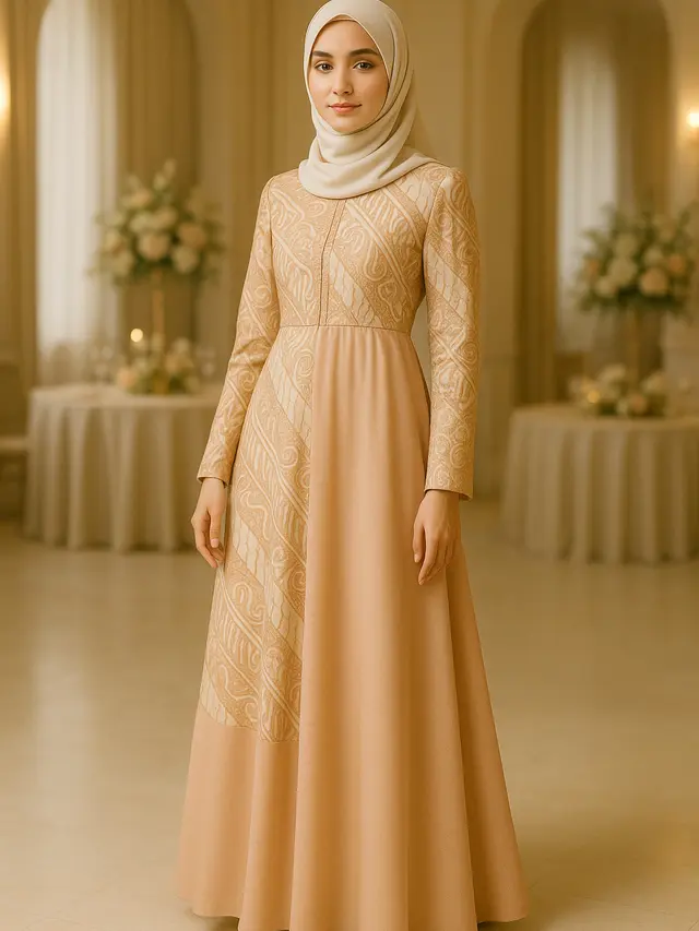 Model Batik Syar’i 2025 dengan Warna Pastel