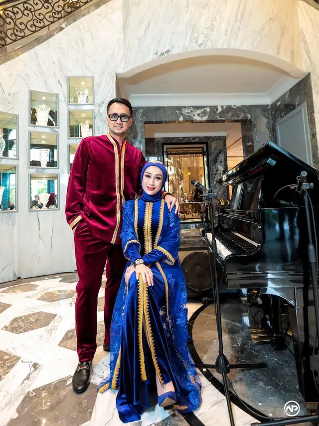 Reza Gladys dan Attaubah Mufid. (Foto: Dok. Instagram @rezagladys)