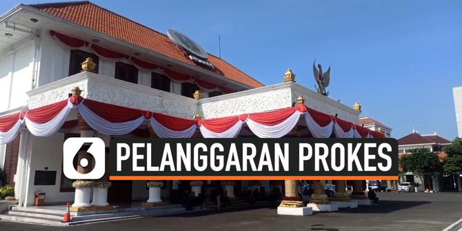 VIDEO: Polda Jatim Olah TKP Pesta Ultah Gubernur Jatim