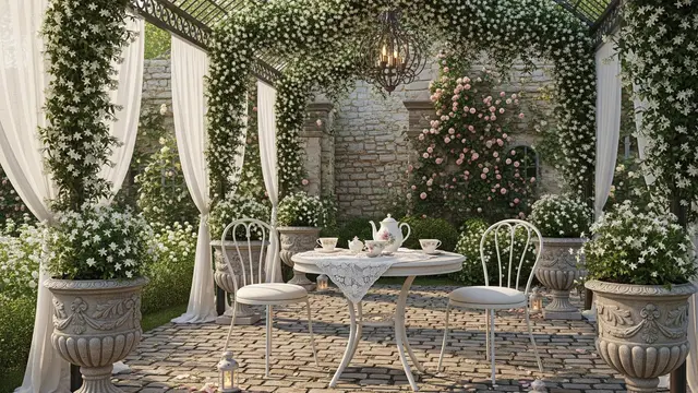 Model Teras Rambat ala Secret Garden