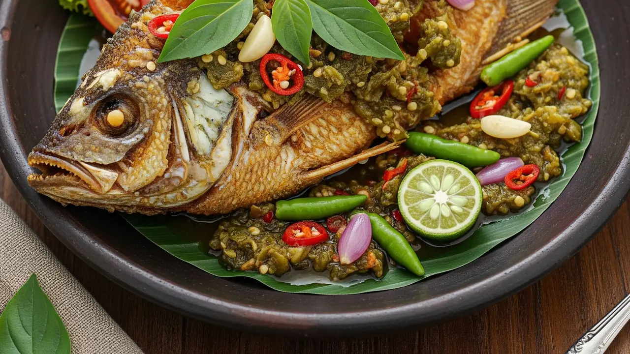 Ikan Goreng Saus Pedas