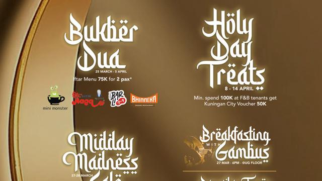 Program Kuningan City Ramadan Kareem dengan berbagai program menarik. (Dok: Kuningan City)