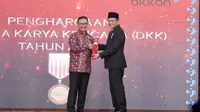 Selamat! Bupati OKU Timur dan PKK Terima Penghargaan Manggala Karya Kencana