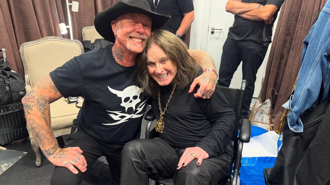 Ozzy Osbourne with James Hetfield