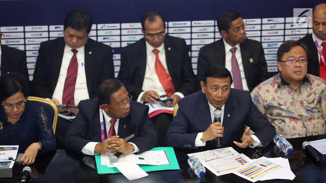 Paparkan RAPBN 2019, Menteri Kabinet Kerja Kompak Duduk Bersama