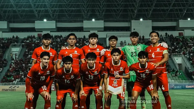 Starting XI Timnas Indonesia U-19 saat menghadapi Myanmar dalam laga perdana mereka di Grup A Piala AFF U-19 2026 yang digelar di Stadion Utama Sumatra Utara, Deli Serdang, Senin (1/6/2026). (Dok. PSSI)