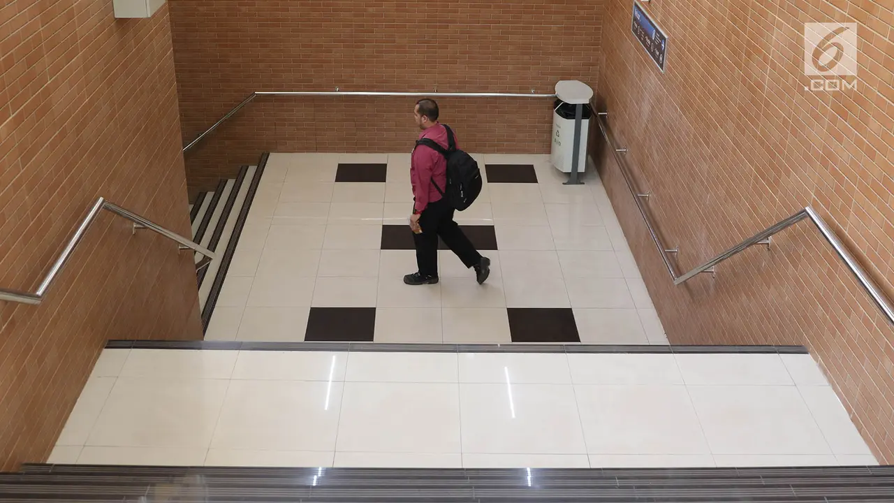 Penampakan Wajah Underpass Stasiun Tebet