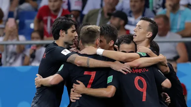 FOTO: Bungkam Islandia, Kroasia Melangkah dengan Poin Sempurna