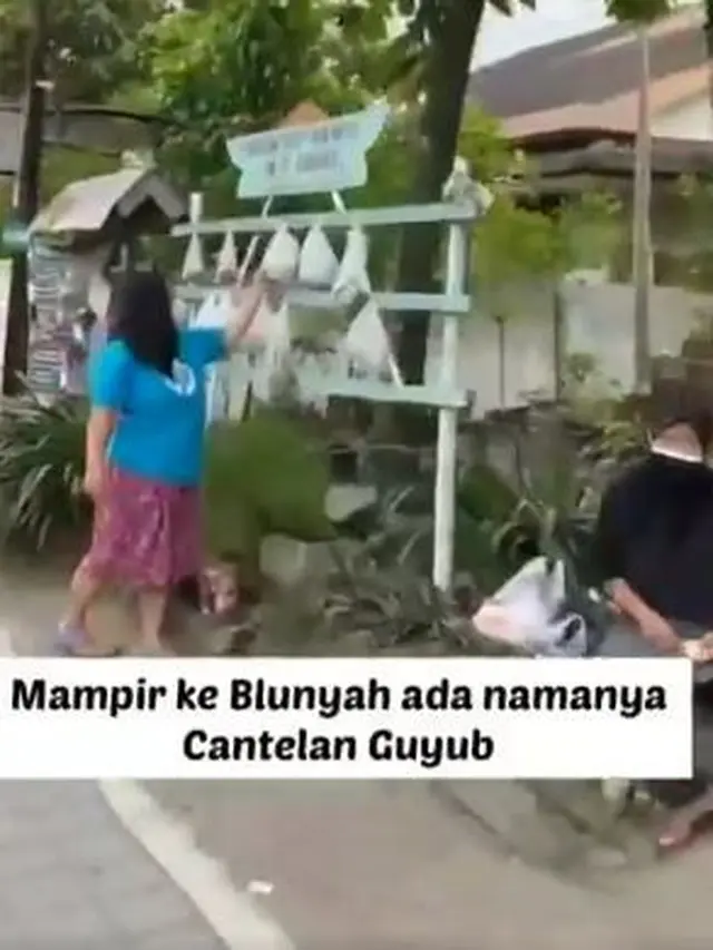 Warga Yogyakarta Berbagi Lewat Cantolan Sembako di Tengah Pandemi, Bikin Salut