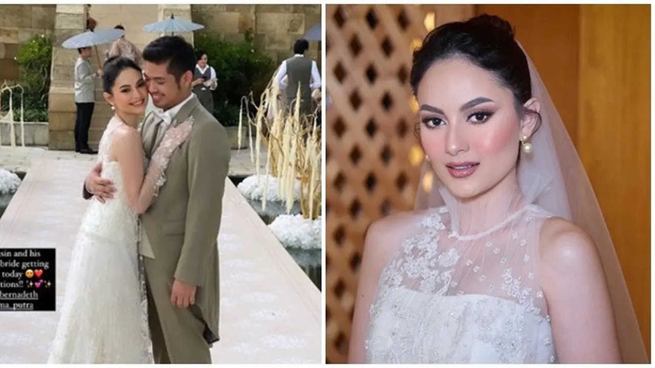 6 Momen Pernikahan Artis Clara Bernadeth, Elegan dan Bernuansa Putih