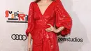 Dakota Johnson berpose saat menghadiri pemutaran perdana film terbarunya "Suspiria" di Los Angeles (24/10). Film ini mengambil lokasi di beberapa tempat seperti Budapest, Berlin dan Italia. (AP Photo/Chris Pizzello)