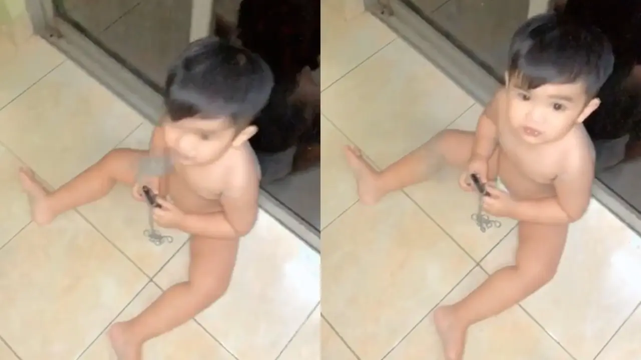 Seorang Anak Mengumpat Saat Ngevape