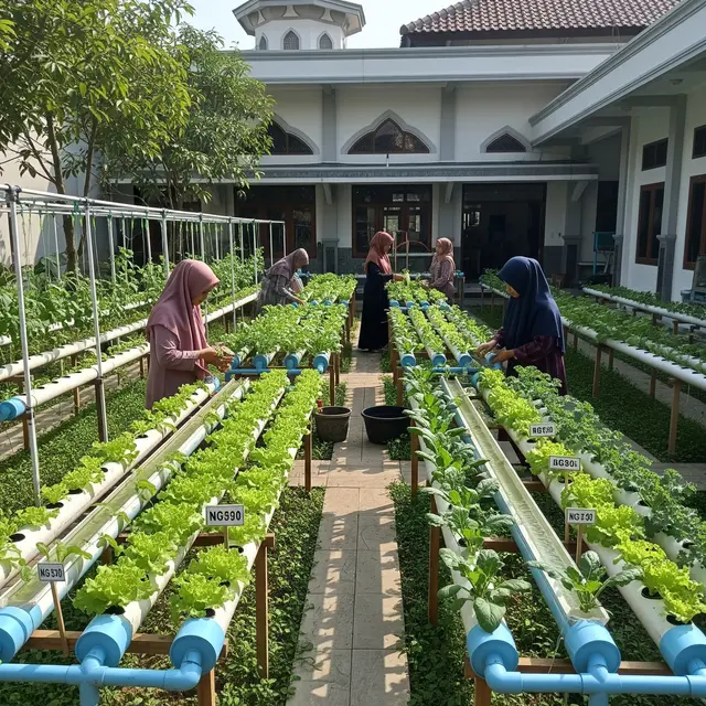 Ide Kebun Sayur Organik untuk Ibu Pengajian di Masjid Perumahan