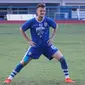 Gelandang Persib Bandung Rene Mihelic terkesan dengan laga tandang pertamanya. (Huyogo Simbolon)