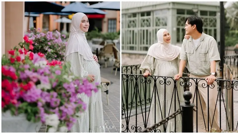 6 Potret Maternity Shoot Outdoor Anisa Rahma di Thailand, Baby Bump Makin Besar