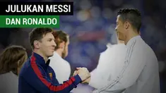 Berita video nama julukan untuk bintang Barcelona, Lionel Messi, dan pemain Real Madrid, Cristiano Ronaldo, sebelum keduanya tenar.