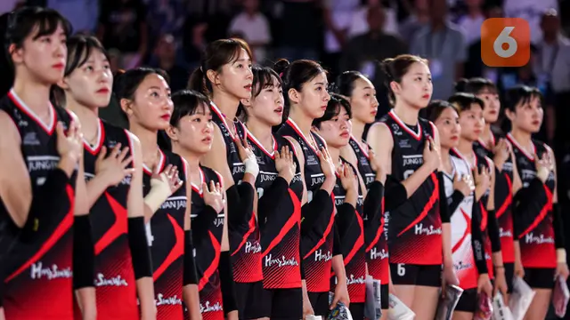 Red Sparks vs Tim Putri Indonesia All Star: Ekshibisi Fun Volleyball