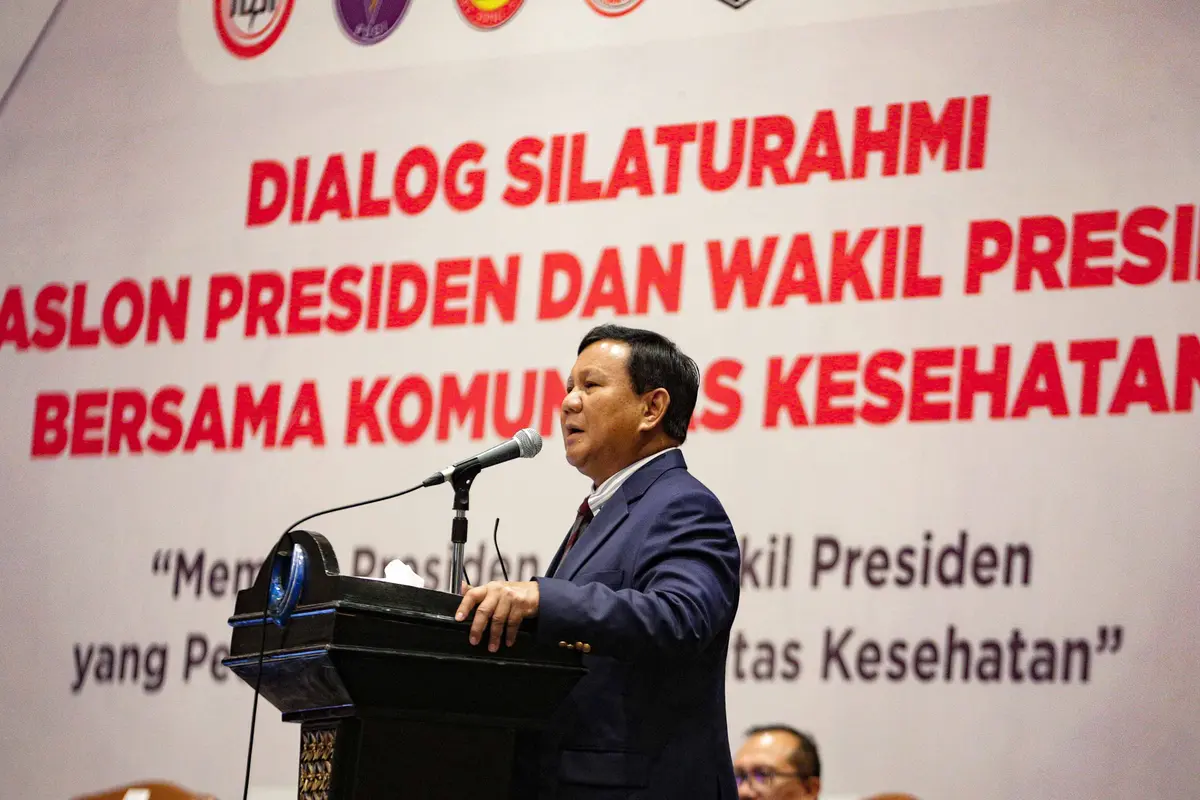 Prabowo Dialog Silaturahmi Bersama Komunitas Kesehatan