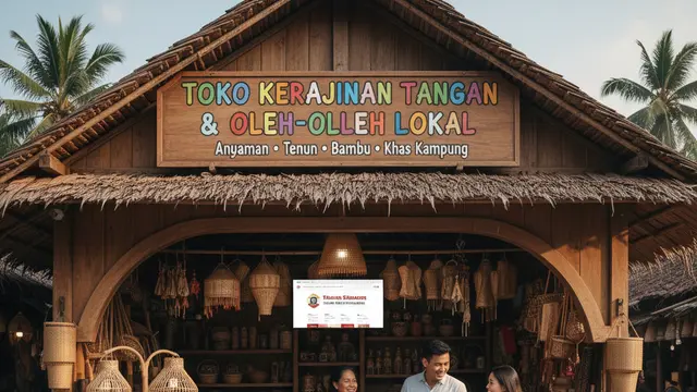 Toko Kerajinan Tangan & Oleh-Oleh Lokal