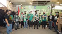 Antusiasme Bonek Vaksinasi saat HUT RI