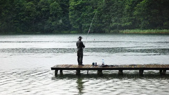 Ilustrasi memancing