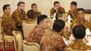 Suasana jamuan makan malam punggawa Persib Bandung bersama Presiden Joko Widodo di Istana Negara, Jakarta, Senin (19/10/2015). (Bola.com/Vitalis Yogi Trisna)