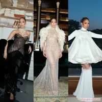Jennifer Lopez merayakan 57 tahun di Paris couture lewat tiga look glamor Chopard—rubi, berlian, hingga mutiara—serta disiplin kebugaran yang tetap terjaga. (Chopard)