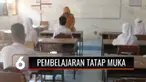 Pembelajaran tatap muka mulai dibuka kembali di wilayah Grobogan, Jawa Tengah, Senin pagi (16/8). Para siswa mengaku senang, karena bisa bertemu dengan teman-teman dan merasa bisa lebih konsentrasi dalam belajar.