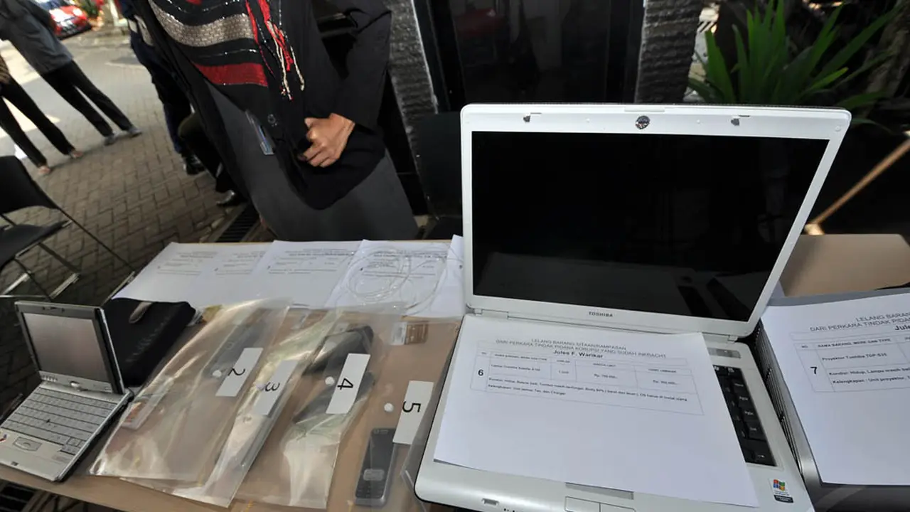 Barang Sitaan Dilelang KPK