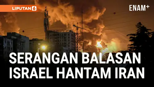 VIDEO: Serangan Balasan Mematikan! Israel Hantam Markas Pertahanan Iran, Rudal Iran Hujani Tel Aviv!