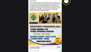 Deretan Hoaks Pendamping Lokal Desa Beredar di Medsos, Cek Agar Tak Tertipu